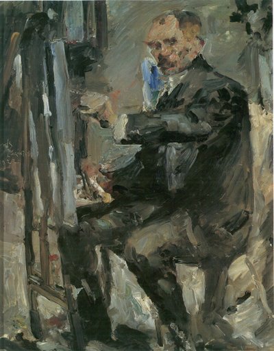 Self-Portrait at the Easel by Lovis Corinth